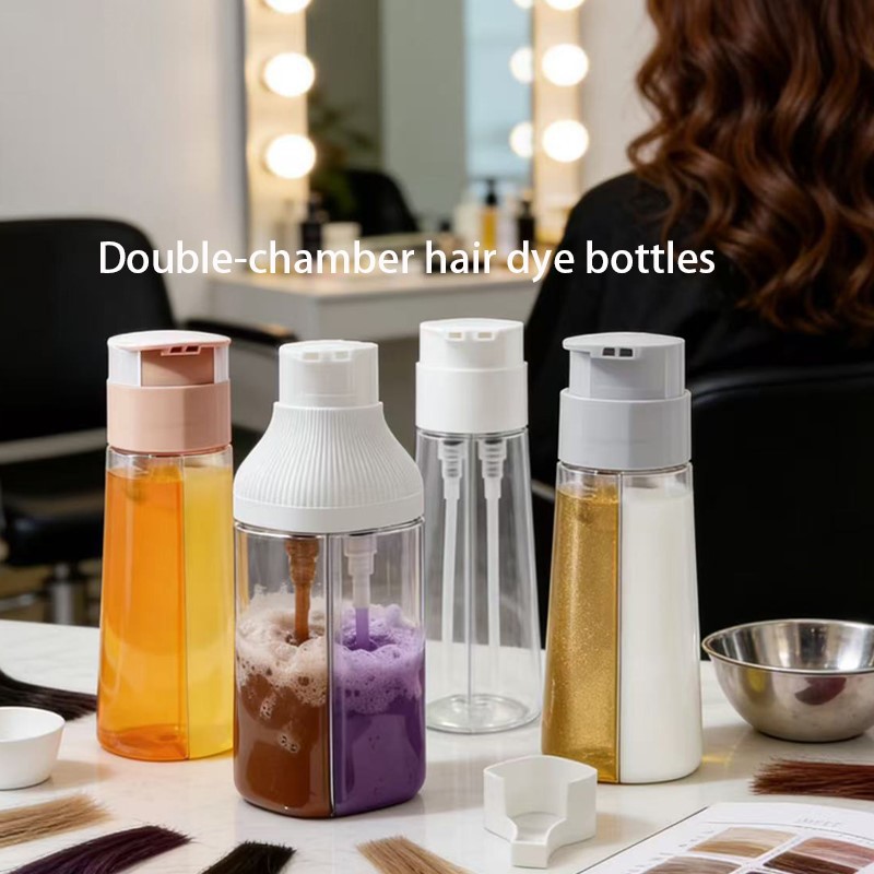 Packaging upgrade for hair dye: Double-chamber hair dye bottles are becoming the mainstream. Packaging upgrade for hair dye: Double-chamber hair dye bottles are becoming the mainstream.